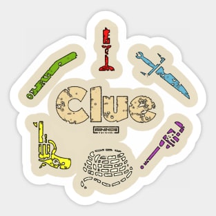 Vintage Style - Clue Movie T-Shirt Sticker